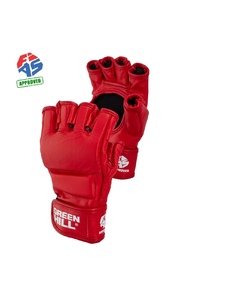 Перчатки для боевого самбо Лицензия FIAS красные